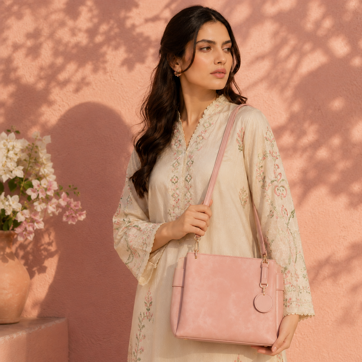 Blush Charm Tote