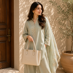 Ivory Elegance Tote