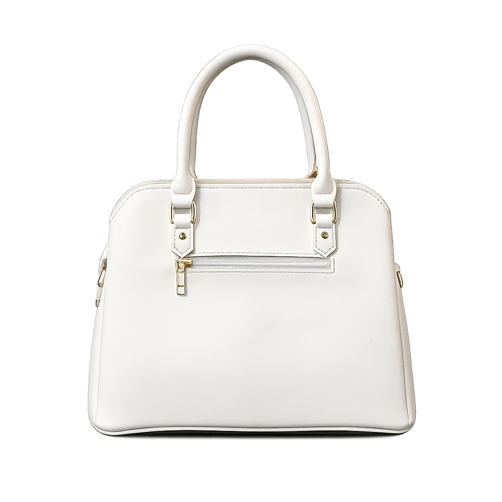 Pearl White Dome Bag