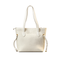 White Croc Tote