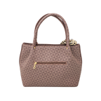 Mocha Geometric Tote