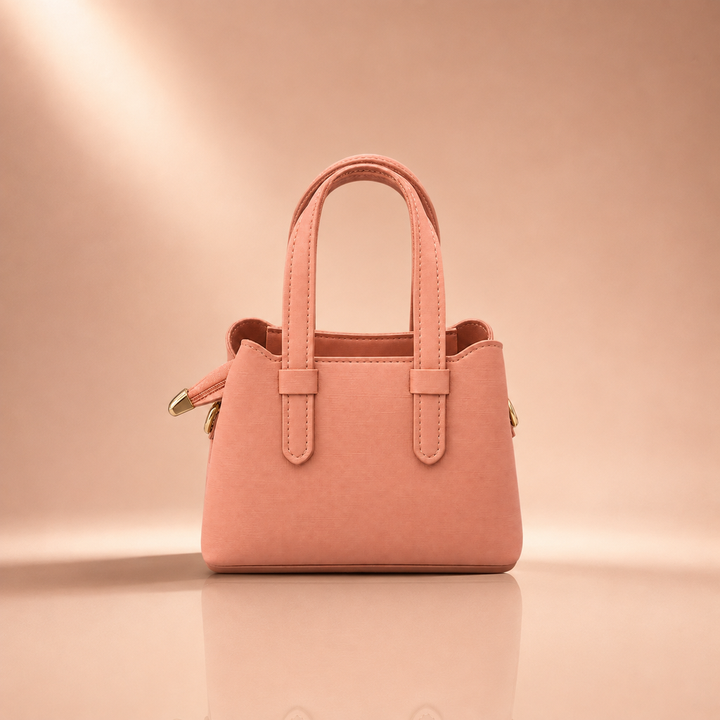 Blush Mini Structured Handbag